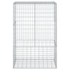 vidaXL Cesto gabião com cobertura 100x50x150 cm ferro galvanizado