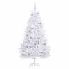 vidaXL &Aacute;rvore de Natal Articulada Artificial Branco 180 cm PVC e A&ccedil;o
