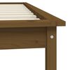 vidaXL Estrutura de cama solteiro 90x190 cm pinho maci&ccedil;o castanho mel
