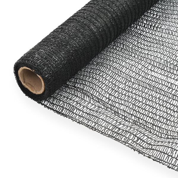 vidaXL Rede agr&iacute;cola PEAD 1x100 m preto