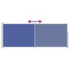 vidaXL Toldo lateral retr&aacute;til para p&aacute;tio 180x500 cm azul