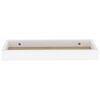 vidaXL Prateleiras parede Loggia 4 pcs 40x15x4cm MDF carvalho e branco