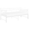 vidaXL Estrutura sof&aacute;-cama de puxar 90x200 cm metal branco