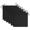 vidaXL Cadeiras de jardim dobr&aacute;veis c/ almofad&otilde;es 6 pcs teca maci&ccedil;a