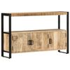 vidaXL Arm&aacute;rio lateral 120x30x75 cm madeira de mangueira maci&ccedil;a