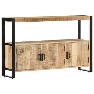 vidaXL Arm&aacute;rio lateral 120x30x75 cm madeira de mangueira maci&ccedil;a