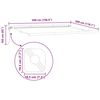vidaXL Estrutura de Toldo Branco 500 × 300 cm Alumínio