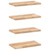 vidaXL Prateleiras flutuantes 4pcs 40x20x2cm ac&aacute;cia maci&ccedil;a n&atilde;o tratada