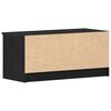vidaXL Gabinete para TV Carvalho Preto 80 x 35 x 36,5 cm