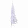 vidaXL &Aacute;rvore de Natal Artificial com 300 LEDs Branco 240 cm PVC e A&ccedil;o