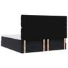 vidaXL Estrutura de cama otomana com colch&otilde;es 200x200cm veludo preto