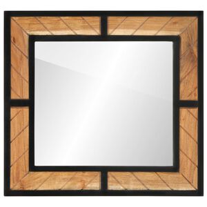 vidaXL Espelho de casa de banho 60x1x55 cm madeira de ac&aacute;cia maci&ccedil;a