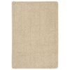 vidaXL Tapete shaggy 160x230 cm antiderrapante cor creme