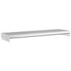 vidaXL Degrau em grade 80x24x7 cm a&ccedil;o galvanizado