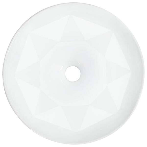 vidaXL Lavat&oacute;rio 36x14 cm cer&acirc;mica branco