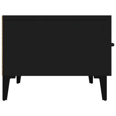vidaXL Móvel para TV 150x34,5x30 cm madeira processada preto