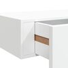 vidaXL Prateleiras de parede com gavetas 2pcs MDF 40x23,5x10 cm branco