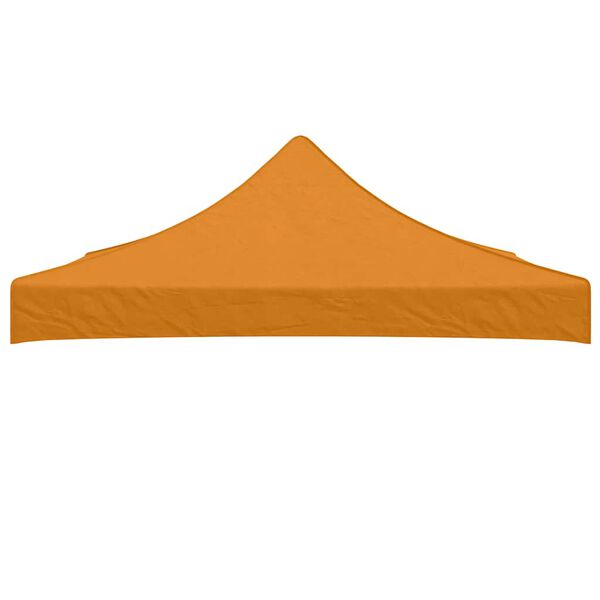 vidaXL Teto para tenda de festas 3x3 m 270 g/m² laranja