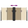 vidaXL Toldo lateral retr&aacute;til 120x1000 cm bege