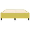 vidaXL Estrutura de cama com molas 140x190 cm tecido verde