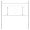 vidaXL Cabeceira de substitui&ccedil;&atilde;o 100 cm metal branco