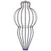 vidaXL Luz de Finial de Natal 320 LED Multicolorido Di&acirc;m. 40 x 75 cm