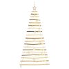 vidaXL &Aacute;rvore de Natal Natural 180 cm Madeira de Freixo S&oacute;lida