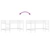 vidaXL Estrutura de Cama Loft para Crian&ccedil;as Branco 79,5 x 200 cm A&ccedil;o