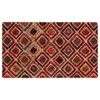 vidaXL Passadeira MARSA Multicolor 80 x 100 cm Poli&eacute;ster e PVC