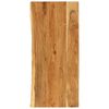 vidaXL Tampo p/ m&oacute;vel toucador WC 114x52x2,5 cm madeira ac&aacute;cia maci&ccedil;a