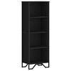 vidaXL Estante 50x31x137,5 cm derivados de madeira preto
