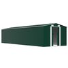vidaXL Abrigo de jardim 257x779x181 cm a&ccedil;o galvanizado verde