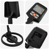 vidaXL Detector de metais com tela LCD 3 modelos bobina de 19 cm Preto