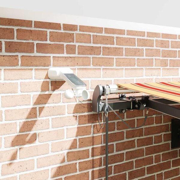 vidaXL Tecido de Toldos com Amarelo e Laranja 450 × 300 cm Poliéster