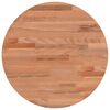 vidaXL Tampo de mesa redondo &Oslash;40x4 cm madeira de faia maci&ccedil;a