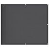 vidaXL Tela de varanda 90x700 cm 100% poli&eacute;ster oxford antracite