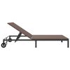 vidaXL Cama de Sol 2-pessoa Castanho 60 x 200 x 27cm vime PE