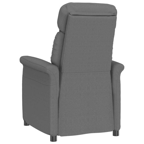 vidaXL Poltrona Recliner Cinza Escuro Cinzento escuro