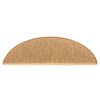 vidaXL Tapetes escada adesivos aspeto sisal 30 pcs 56x17x3cm sisal