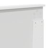 vidaXL Cama com Armazenamento Branco 120 x 190 cm Madeira processada