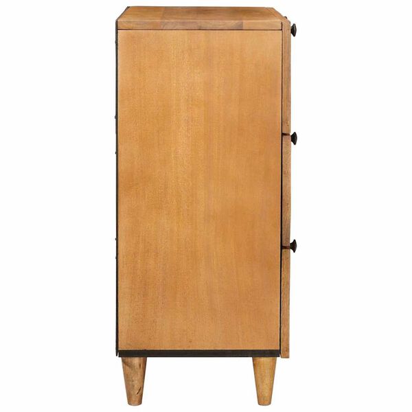 vidaXL Buffet com gaveta Castanho-claro 60 x 33 x 75 cm