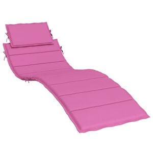 vidaXL Almofad&atilde;o p/ espregui&ccedil;adeira tecido oxford rosa