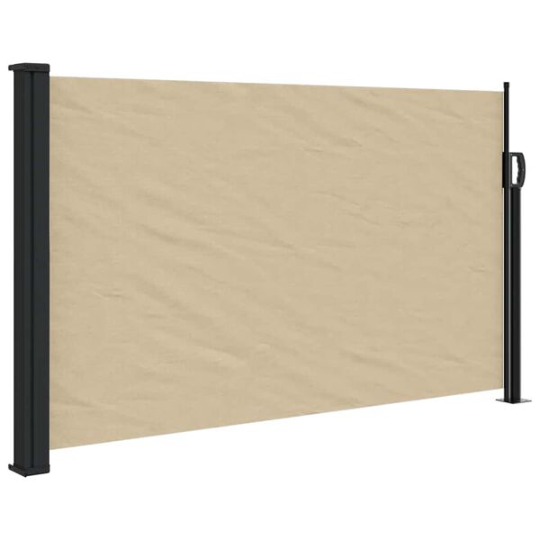 vidaXL Toldo lateral retr&aacute;til 117x300 cm bege