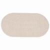 vidaXL Tapete ZIZUR Creme 150 x 80 cm Polipropileno