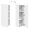 vidaXL Conjunto de Gabinete de Parede para TV 4 pcs Branco