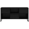 vidaXL Gabinete para TV com gaveta Carvalho Preto 100 x 36 x 49,5 cm