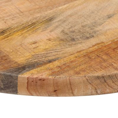 vidaXL Tampo de mesa redondo Ø40x3,8cm madeira mangueira áspera maciça