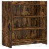 vidaXL Buffet Carvalho Fumado 75 x 36 x 80 cm Derivados de Madeira