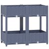 vidaXL Canteiro elevado 80x40x71 cm polipropileno