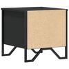 vidaXL Mesa de cabeceira 2 pcs 40x41x40 cm derivados de madeira preto